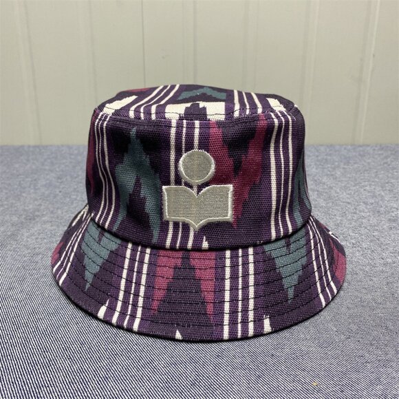 Isabel Marant Haleyh Ikat Bucket Hat - Picture 1 of 2